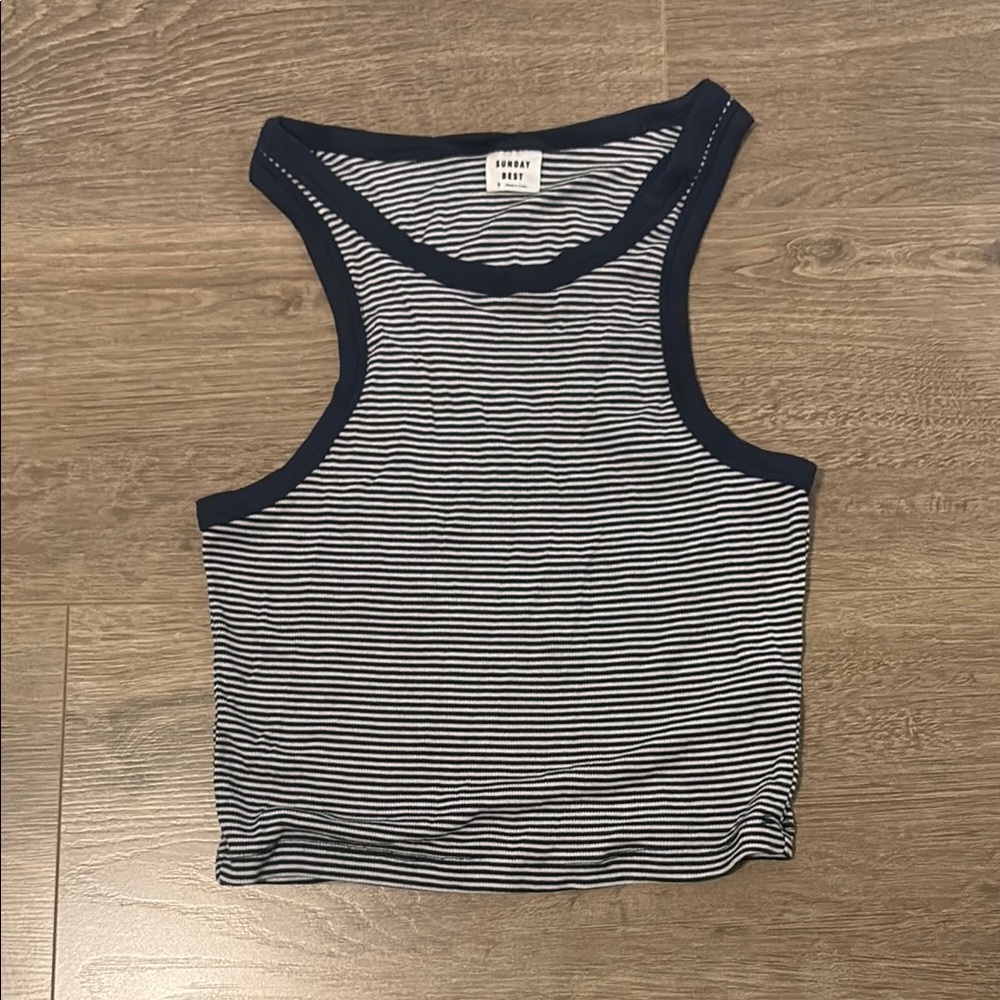 Aritzia Sunday Best cropped tank top